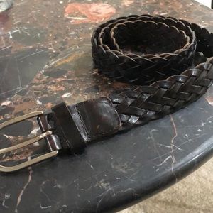 Massimo Dutti womens braided belt